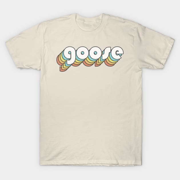 Retro Goose T-Shirt by Bhan Studio